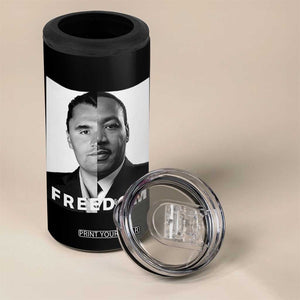 Freedom Charlie Kirk 4 in 1 Can Cooler Tumbler Martin Luther King Jr TS14 Print Your Wear