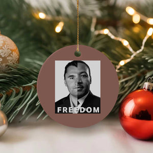Freedom Charlie Kirk Ceramic Ornament Martin Luther King Jr TS14 1pc Mocha Print Your Wear