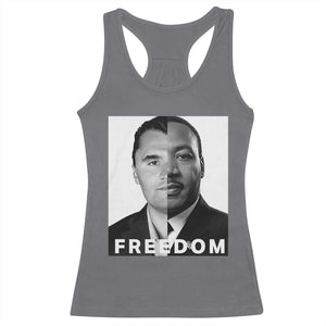 Freedom Charlie Kirk Racerback Tank Top Martin Luther King Jr TS14 Charcoal Print Your Wear