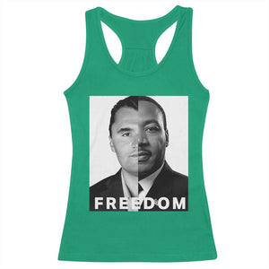 Freedom Charlie Kirk Racerback Tank Top Martin Luther King Jr TS14 Irish Green Print Your Wear