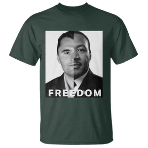 Freedom Charlie Kirk T Shirt Martin Luther King Jr TS14 Dark Forest Green Print Your Wear