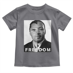 Freedom Charlie Kirk Toddler T Shirt Martin Luther King Jr TS14 Charcoal Print Your Wear