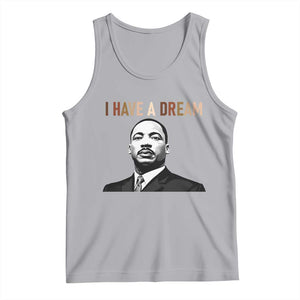 Martin Luther King Jr Tank Top I Have a Dream Cool Melanin Black History TS14 Athletic Heather Print Your Wear