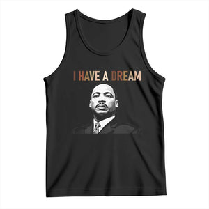 Martin Luther King Jr Tank Top I Have a Dream Cool Melanin Black History TS14 Black Print Your Wear