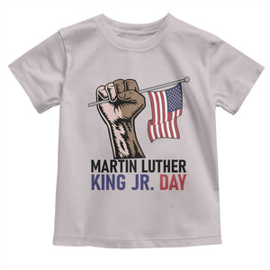 Martin Luther King Jr Toddler T Shirt Black History Month TS14 Ice Gray Print Your Wear