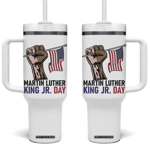 Martin Luther King Jr Tumbler With Handle Black History Month TS14 One Size: 40 oz White Print Your Wear