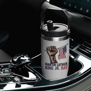 Martin Luther King Jr Flip Straw Tumbler Black History Month TS14 Print Your Wear
