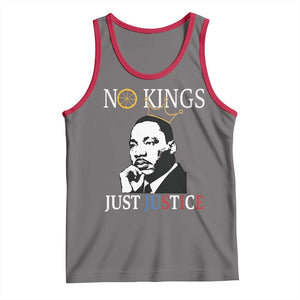 Martin Luther King Jr Tank Top No Kings Just Justice TS14 Deep Heather Red Print Your Wear