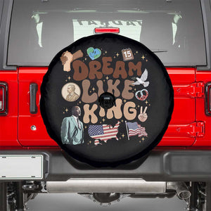 Martin Luther King Jr Spare Tire Cover Black History Melanin African American TS14 Black Print Your Wear