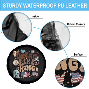 Martin Luther King Jr Spare Tire Cover Black History Melanin African American TS14 Print Your Wear