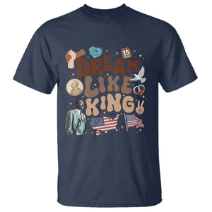 Martin Luther King Jr T Shirt Black History Melanin African American TS14 Navy Print Your Wear