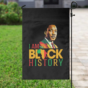 I Am Black History Garden Flag Martin Luther Jr King African American Pride TS14 Print Your Wear