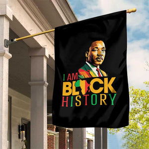 I Am Black History Garden Flag Martin Luther Jr King African American Pride TS14 Print Your Wear