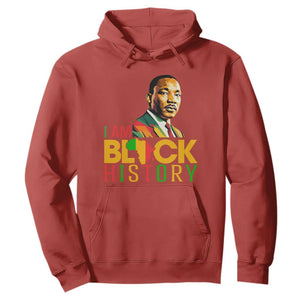 I Am Black History Hoodie Martin Luther Jr King African American Pride TS14 Red Print Your Wear