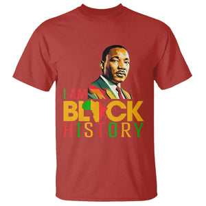 I Am Black History T Shirt Martin Luther Jr King African American Pride TS14 Red Print Your Wear