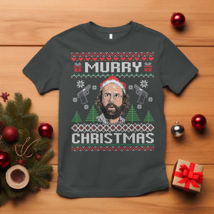 Murray Christmas T Shirt Funny Stranger Holiday Meme TS14 Dark Heather Print Your Wear