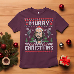 Murray Christmas T Shirt Funny Stranger Holiday Meme TS14 Maroon Print Your Wear