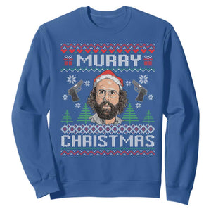 Murray Christmas Sweatshirt Funny Stranger Holiday Meme TS14 Royal Blue Print Your Wear