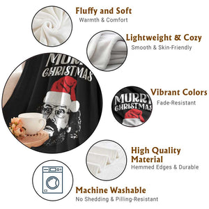 Murray Christmas Throw Blanket Funny Stranger Xmas TS14 Print Your Wear