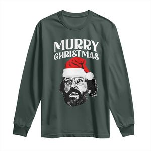 Murray Christmas Long Sleeve Shirt Funny Stranger Xmas TS14 Dark Forest Green Print Your Wear