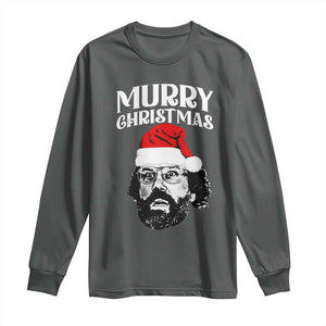 Murray Christmas Long Sleeve Shirt Funny Stranger Xmas TS14 Dark Heather Print Your Wear