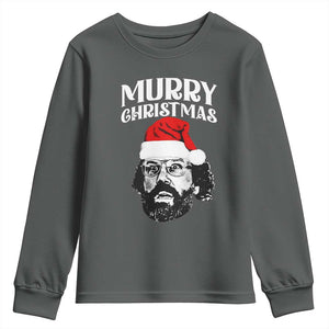 Murray Christmas Youth Sweatshirt Funny Stranger Xmas TS14 Dark Heather Print Your Wear