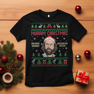 Stranger Christmas T Shirt Funny Murray Hawkins TS14 Black Print Your Wear
