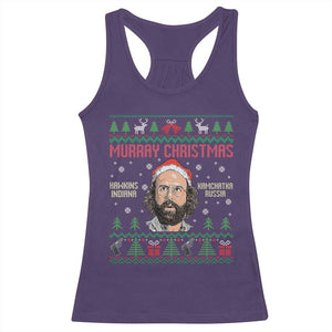 Stranger Christmas Racerback Tank Top Funny Murray Hawkins TS14 Purple Print Your Wear