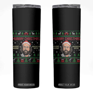 Stranger Christmas Skinny Tumbler Funny Murray Hawkins TS14 Black Print Your Wear