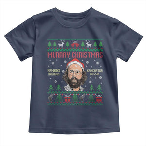 Stranger Christmas Toddler T Shirt Funny Murray Hawkins TS14 Navy Print Your Wear