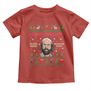 Stranger Christmas Toddler T Shirt Funny Murray Hawkins TS14 Red Print Your Wear