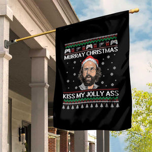 Stranger Christmas Garden Flag Santa Murray Kiss My Jolly Ass TS14 Print Your Wear