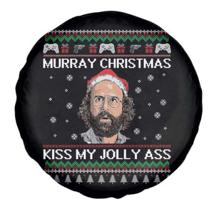 Stranger Christmas Spare Tire Cover Santa Murray Kiss My Jolly Ass TS14 Print Your Wear