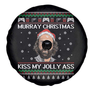 Stranger Christmas Spare Tire Cover Santa Murray Kiss My Jolly Ass TS14 Print Your Wear