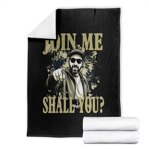 Adam Memorial Tribute Throw Blanket Join Me Shall You TS14 Black Print Your Wear