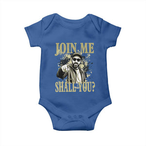 Adam Memorial Tribute Baby Onesie Join Me Shall You TS14 Royal Blue Print Your Wear