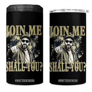Adam Memorial Tribute 4 in 1 Can Cooler Tumbler Join Me Shall You TS14 One Size: 16 oz Black Print Your Wear