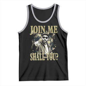 Adam Memorial Tribute Tank Top Join Me Shall You TS14 Black Athletic Heather Print Your Wear