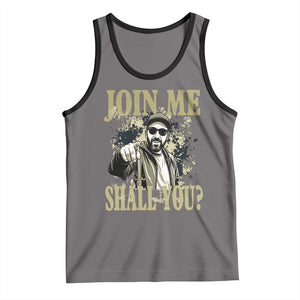 Adam Memorial Tribute Tank Top Join Me Shall You TS14 Deep Heather Black Print Your Wear