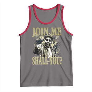 Adam Memorial Tribute Tank Top Join Me Shall You TS14 Deep Heather Red Print Your Wear