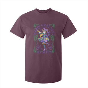 67 Mardi Gras T Shirt For Kid Funny Six Seven Carnival Trendy TS14 Maroon Print Your Wear