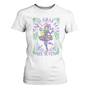 67 Mardi Gras T Shirt For Women Funny Six Seven Carnival Trendy TS14 White Print Your Wear
