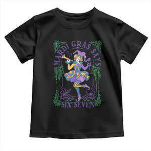 67 Mardi Gras Toddler T Shirt Funny Six Seven Carnival Trendy TS14 Black Print Your Wear