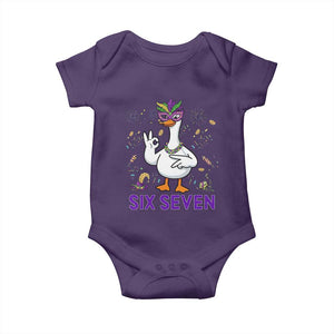 67 Mardi Gras Baby Onesie Funny Goose Meme Carnival Trendy TS14 Purple Print Your Wear