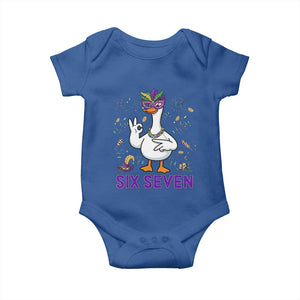 67 Mardi Gras Baby Onesie Funny Goose Meme Carnival Trendy TS14 Royal Blue Print Your Wear
