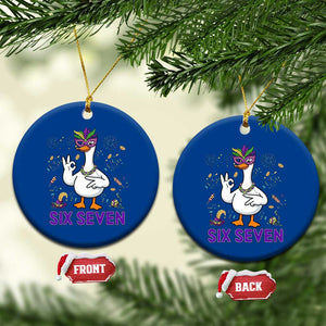 67 Mardi Gras Ceramic Ornament Funny Goose Meme Carnival Trendy TS14 1pc Blue Print Your Wear