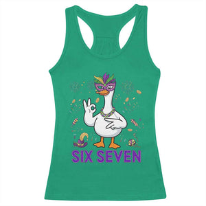 67 Mardi Gras Racerback Tank Top Funny Goose Meme Carnival Trendy TS14 Irish Green Print Your Wear