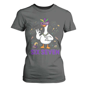 67 Mardi Gras T Shirt For Women Funny Goose Meme Carnival Trendy TS14 Dark Heather Print Your Wear