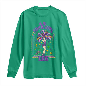 Mardi Gras Queen Long Sleeve Shirt In My Showgirl Era TS14 Irish Green Print Your Wear