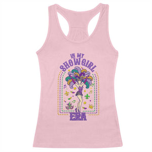Mardi Gras Queen Racerback Tank Top In My Showgirl Era TS14 Light Pink Print Your Wear